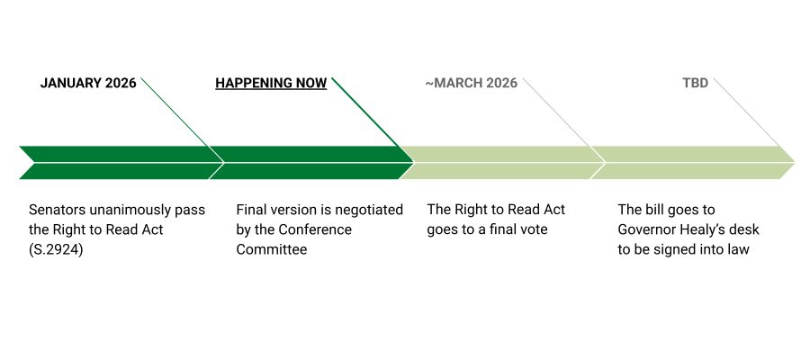 Timeline of literacy bill